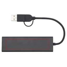 Concentrateur USB 2.0 Rise en aluminium recyclé certifié RCS 