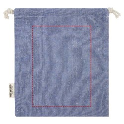 Sac cadeau moyen Pheebs en coton recyclé GRS 150 g/m² de 1,5 L 