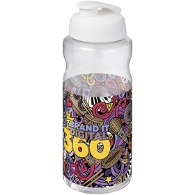 Bouteille de sport H2O Active® Base Pure de 1 L à couvercle rabattable 