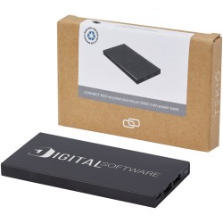Batterie de secours Connect de 5 000 mAh en aluminium recyclé certifié RCS 