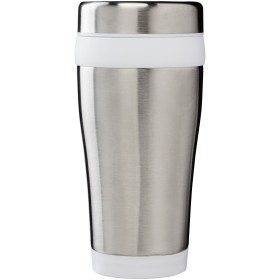 Gobelet avec isolation Elwood de 410 ml en acier inoxydable recyclé certifié RCS 