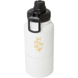 Bouteille de sport Dupeca de 840 ml avec isolation en acier inoxydable certifiée RCS 