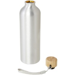 Bouteille d'eau Malpeza de 770 ml en aluminium recyclé certifié RCS 
