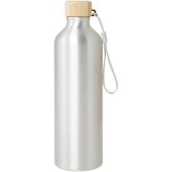 Bouteille d'eau Malpeza de 770 ml en aluminium recyclé certifié RCS 