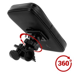 Support Velo/Moto/Trotinette Etanche Pour Smartphone Jusqu’À 6,8"
