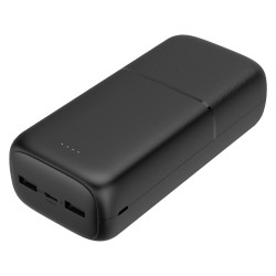 Batterie De Secours Charge Rapide 30 000 Mah Noire