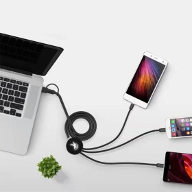 Cable 5 En 1 Charge Eco Ultra - Rapide Certifié