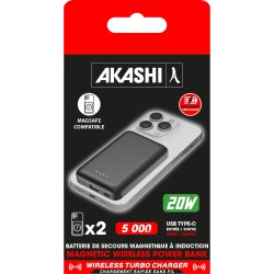 Batterie De Secours Charge Rapide 20W Fonction Magsafe 5000 Mah
