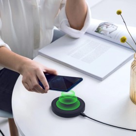 Chargeur Eco Sans Fil Induction 10W Noir