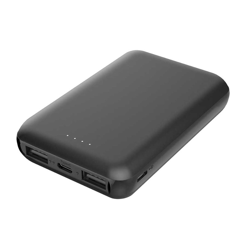 Batterie De Secours Ultra Compacte - 5000 Mah Noire