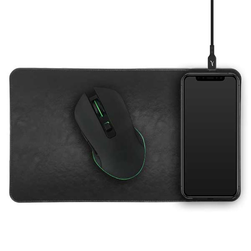 Tapis De Souris Avec Chargeur Induction, Noir