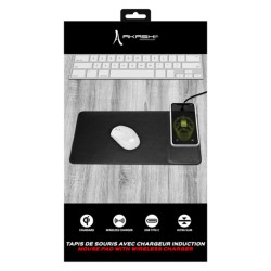 Tapis De Souris Avec Chargeur Induction, Noir