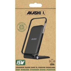 Chargeur Sans Fil Induction 15W Stand En Materiaux Recyclés