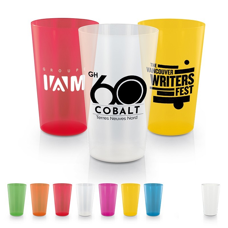 Gobelet Plastique Reutilisable 60 Cl Ras Bord 