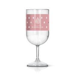 Verre A Pied En Plastique Reutilisable Tritan 18 Cl Ras Bord 