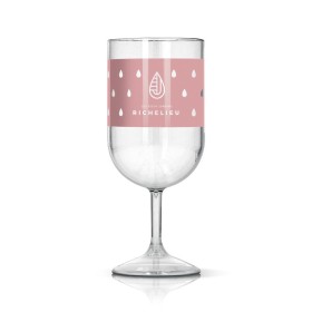Verre A Pied En Plastique Reutilisable Tritan 18 Cl Ras Bord 