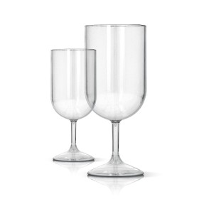 Verre A Pied En Plastique Reutilisable Tritan 18 Cl Ras Bord 
