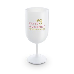Verre A Pied En Plastique Reutilisable Pp 18 Cl Ras Bord 
