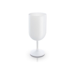 Verre A Pied En Plastique Reutilisable Pp 18 Cl Ras Bord 