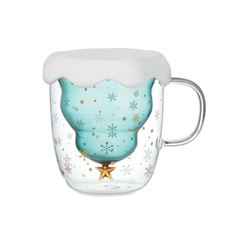 Tasse double paroi en verre Verde 