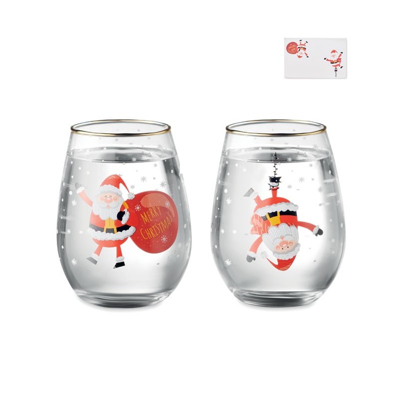 Set de 2 verres de Noël Noel 
