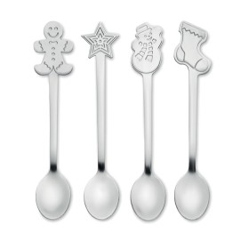 Set  4 cuillères à thé de Noël Chip Set 