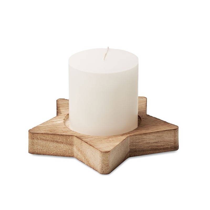 Bougeoir étoile avec bougie Lotus Bougeoir étoile avec bougie Lotus