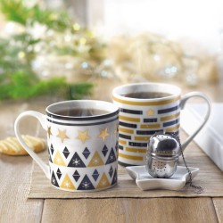 Tasse, soucoupe et infuseur Unique 