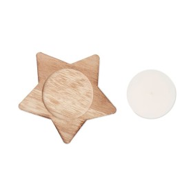 Bougeoir étoile avec bougie Lotus 