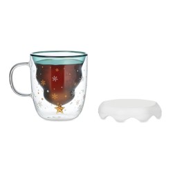Tasse double paroi en verre Verde 
