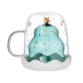 Tasse double paroi en verre Verde 
