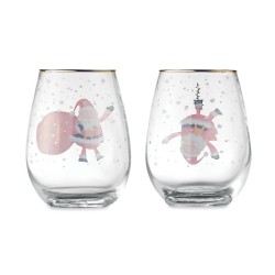 Set de 2 verres de Noël Noel 