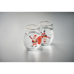 Set de 2 verres de Noël Noel 