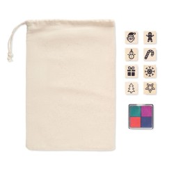 Set de 8 tampons  en bois Stampie 