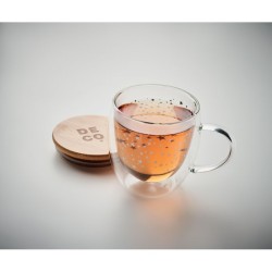 Tasse double paroi en verre Sion 