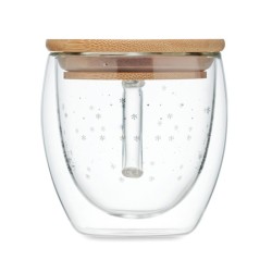 Tasse en verre à double paroi Sian 