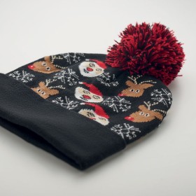 Bonnet à pompon tricoté Shimas Hat 