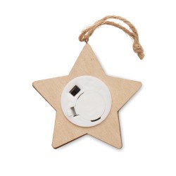 Étoile en bois avec lumières Lalie 