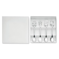Set  4 cuillères à thé de Noël Chip Set 