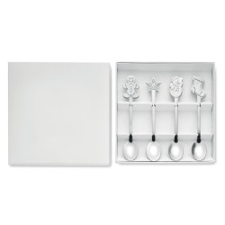 Set  4 cuillères à thé de Noël Chip Set 
