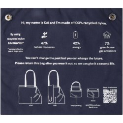 Sac shopping circulaire recyclé GRS Kai 