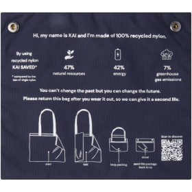 Sac shopping circulaire recyclé GRS Kai 