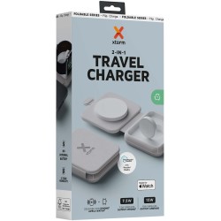 Chargeur de voyage Xtorm XWF21 sans fil 2-en-1 pliable de 15 W 