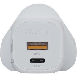 Chargeur mural Xtorm XEC035 GaN² Ultra de 35 W - Prise britannique 