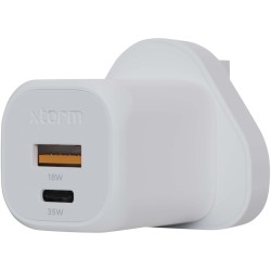 Chargeur mural Xtorm XEC035 GaN² Ultra de 35 W - Prise britannique 