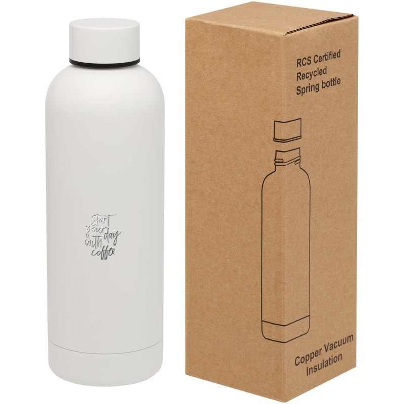 Bouteille isotherme avec isolation par le vide et couche de cuivre Spring de 500 ml certifiée RCS 