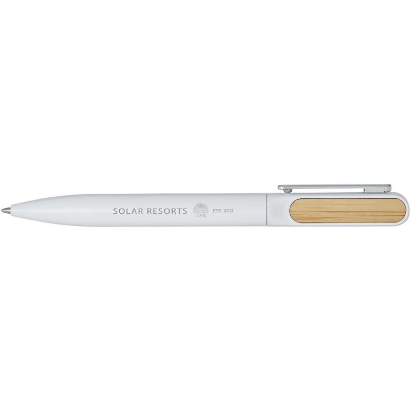 Stylo bille en aluminium recyclé Blanca 