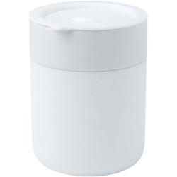 Gobelet en céramique Java de 330 ml avec revêtement en silicone et couvercle en plastique 