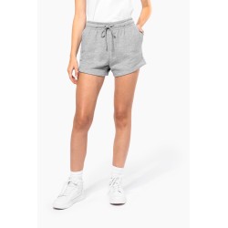 Short écoresponsable molleton non gratté femme 
