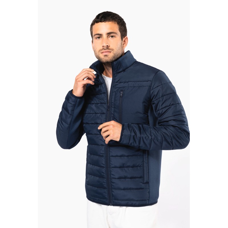 Veste bi-matiére homme 